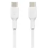 Image de BOOST CHARGE - Câble USB - 24 pin USB-C (M) pour 24 pin USB-C (M) - USB 2.0 - 3 A - 1 m - blanc (pack de 2)