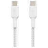 Image de BOOST CHARGE - Câble USB - 24 pin USB-C (M) pour 24 pin USB-C (M) - USB 2.0 - 3 A - 1 m - USB Power Delivery (60W) - blanc (pack de 2)