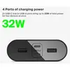 Image de BOOST CHARGE - Banque d'alimentation - 26000 mAh - 32 watt - PD, Fast Charge - 4 connecteurs de sortie (USB-C, USB) - sur le câble : USB-C