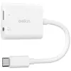 Image de Adaptateur USB-C + audio 3,5mm+ recharge, blanc