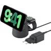 Image de Belkin BoostCharge Pro Station de Charge 2-en-1 avec MagSafe, Chargeur sans Fil avec Charge Rapide 15W, pour iPhone 17, iPhone Air, Pixelsnap, Les AirPods, et Tout Appareil MagSafe en occasion ou reconditionné