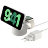 Image de Belkin BoostCharge Pro Station de Charge 2-en-1 avec MagSafe, Chargeur sans Fil avec Charge Rapide 15W, pour iPhone 17, iPhone Air, Pixelsnap, Les AirPods, et Tout Appareil MagSafe en occasion ou reconditionné