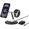 Image de Belkin BoostCharge Pro Station de Recharge 3-en-1 avec Qi2, 15 W, MagSafe, pour l'iPhone 17, iPhone Air, 16, Pixelsnap, AirPods, Apple Watch, etc., Adaptateur Secteur Inclus - Noir en occasion ou reconditionné