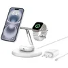 Image de Belkin BoostCharge Pro Station de Recharge 3-en-1 avec Qi2, 15 W, MagSafe, pour l'iPhone 17, iPhone Air, 16, Pixelsnap, AirPods, Apple Watch, etc., Adaptateur Secteur Inclus - Blanc en occasion ou reconditionné