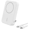 Image de Belkin BoostCharge Pro Batterie Externe sans Fil 10 000 mAh avec Qi2 (Chargeur Portable Compatible MagSafe, Support intégré, pour iPhone 16, 16 Plus, 16 Pro, 16 Pro Max, iPhone 15, etc., Blanche) en occasion ou reconditionné