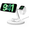 Image de Belkin BoostCharge Pro Station de Recharge 3-en-1 avec Qi2, Recharge Rapide 15 W, Chargeur sans Fil pour Tous Les modèles de l'iPhone 17, Air, Pixelsnap, Les AirPods, et Tout Appareil MagSafe - Blanc en occasion ou reconditionné
