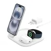Image de Belkin BoostCharge Socle de Recharge 2-en-1 aimanté et Pliable Qi2, 15W, Compatible MagSafe Chargeur sans Fil, Recharge Rapide, Apple iPhone 17, iPhone Air, Pixelsnap, Adaptateur Inclus - Blanc en occasion ou reconditionné