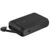 Image de BOOST CHARGE - Banque d'alimentation - avec câble intégré - 10000 mAh - 20 watt - 3 A - Fast Charge - 2 connecteurs de sortie (USB-C) - noir
