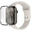 Image de SCREENFORCE TemperedCurve - Bumper pour montre intelligente - 2-en-1, 46 mm - verre trempé (9H) - clair - pour Apple Watch Series 10 (GPS + Cellular)
