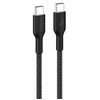 Image de à gaine tressée USB-C vers USB-C 240W, longueur 1m, noir