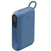 Image de BOOST CHARGE - Banque d'alimentation - avec affichage - 10000 mAh - 20 watt - PD - 2 connecteurs de sortie (USB-C) - sur le câble : USB-C - bleu