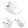 Image de Belkin Chargeur USB C GaN 70W avec 2 Ports USB-C et 1 Port USB-A, Fiches Électriques pour UE/R.-U. / É.-U., Recharge Rapide pour MacBook, iPhone, iPad Pro, Samsung Galaxy, Google Pixel, etc - Blanc en occasion ou reconditionné