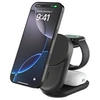 Image de UltraCharge - Support de chargement sans fil - 3-en-1, magnétique, pliable, avec Qi2 + adaptateur secteur - 25 Watt - Fast Charge - noir