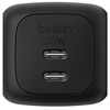 Image de BoostCharge Pro - Adaptateur secteur - GaN - 50 Watt - Fast Charge, PD 3.1/PPS - 2 connecteurs de sortie (2 x USB-C) - noir
