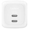 Image de BoostCharge Pro - Adaptateur secteur - GaN - 67 Watt - Fast Charge, PD 3.1/PPS - 2 connecteurs de sortie (2 x USB-C) - blanc