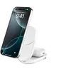 Image de UltraCharge - Support de chargement sans fil - 2-en-1, Qi2, magnétique, pliable + adaptateur secteur - 25 Watt - Ultra Fast Charge (USB-C) - blanc