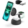 Image de Belkin UltraCharge Pro 3 en 1 Chargeur Induction Qi2 25W, Station de Charge pour iPhone 17, iPhone Air, Apple Watch, AirPods, Pixelsnap, Compatible avec MagSafe avec Ventilateur, Chargeur 45W - Noir en occasion ou reconditionné