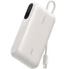 Image de UltraCharge - Banque d'alimentation - avec câble intégré et écran - 10000 mAh - 45 watt - Fast Charge - 3 connecteurs de sortie (2 x USB-C, USB) -