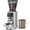 Image de AMZCHEF Moulin A Café Électrique Avec Support Amovible Et Récipient | Écran Tactile LCD | 24 Réglages Précis | Moulin A Cafe Grain Pour Espresso/Filtre/Bec Verseur/Infusion A Froid/Cafetière A Piston en occasion ou reconditionné