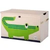 Image de Coffre à jouets 3 Sprouts Crocodile Vert 62x37x38 cm 107-001-004