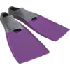 Image de Zoggs - Long Blade Rubber Fin - Palmes natation Grey / Purple - 30 - 32