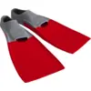 Image de Zoggs - Long Blade Rubber Fin - Palmes natation Grey / Red - 33 - 34