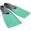 Image de Zoggs - Long Blade Rubber Fin - Palmes natation Grey / Aqua - 45 - 46