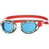 Image de Lunettes de natation Zoggs Predator Rouge et Blanche, Taille Regular