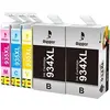 Image de Bigger Lot de 5 cartouches d'encre pour HP 934XL 935XL Compatible avec HP Officejet Pro 6230 6812 6815 6820 6830 6835 (2 Noir, Cyan, Magenta, Jaune)