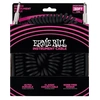 Image de Cables Instrument Torsades Jack/jack 9M Noir Câbles jack / instrument