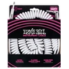 Image de Cables Instrument Torsades Jack/jack Coudé 9M Blanc Câbles jack / instrument