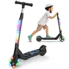 Image de SISIGAD Trotinette Electrique Enfant 6-8-10-12 Ans Electric Scooter Enfant 5.3 Pouces avec Lumière LED Colorée & 3 Hauteurs Ajustables, Scooter Électrique Enfant Charge Max 70 Kg, Vitesse Max 10 Km/h en occasion ou reconditionné