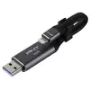 Image de Clé USB OTG Duo-Link 3.0 64 Go Grise et noire pour iPhone et iPad