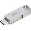 Image de Clé USB OTG 2 en 1 USB-A 3.2/USB-C Duo Link 256GB Argent