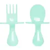 Image de Couverts ergonomiques d'apprentissage bébé Grabease Vert 15x15x15 cm Art-0127
