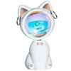 Image de Lampe Projecteur LED FONGWAN Veilleuse de coucher de soleil pour Enfant Chambre - chat blanc 11cm