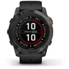 Image de Fenix 7X Pro Solar Edition, Acier, Gray avec bracelet noir
