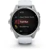 Image de fenix 8 AMOLED 43mm Acier Silver avec bracelet blanc