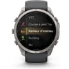 Image de Fenix 9 Pro InReach 51 mm Argent avec bracelet Noir