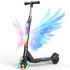 Image de SISIGAD Trottinette Electrique Enfant 6-8-10 Ans Electric Scooter Enfant 5.3 Pouces avec Lumière LED Colorée & 3 Hauteurs Ajustables, Scooter Électrique Enfant Charge Max 70 Kg, Vitesse Max 10 Km/h en occasion ou reconditionné