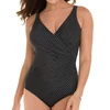 Image de Miraclesuit Maillot de bain une pièce gainant Bonnet B à D - Black White 48