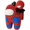 Image de Peluche Among Us Astronaute Araignée FONGWAN Jeu Doux Poupée 20cm Rouge