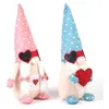 Image de Lot de 2 nains de Noël en peluche FONGWAN cadeaux de Saint-Valentin pour femme - lunettes