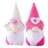Image de Lot de 2 nains de Noël en peluche FONGWAN cadeaux de Saint-Valentin pour femme - gemme