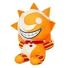 Image de Peluche FNAF Sundrop FONGWAN poupée pour les fans de jeux de cinq nuits - Orange 25cm