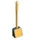Image de Brosse WC en silicone Golf FONGWAN Outil de nettoyage de salle de bain - Jaune