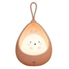 Image de Veilleuse Bébé Lapin Mignon FONGWAN avec Contrôle du Capteur et Crochet Rechargeable pour Enfants - Rose