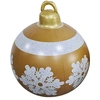 Image de Boule de Noël Gonflable avec Lumières LED et Télécommande FONGWAN 24 pouces pour Décoration D'ambiance Extérieure Jouets - E