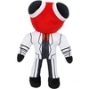 Image de Peluche Rainbow Friends Roblox FONGWAN Mignonne Cadeau pour Enfants Halloween Noël, H - Blanc rouge