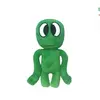 Image de Peluche Rainbow Friends Roblox FONGWAN Mignonne Cadeau pour Enfants Halloween Noël, 28cm C - Vert